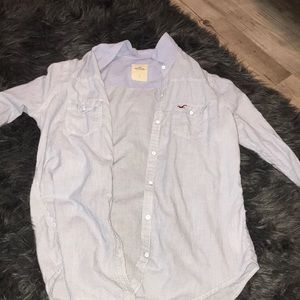 hollister button down